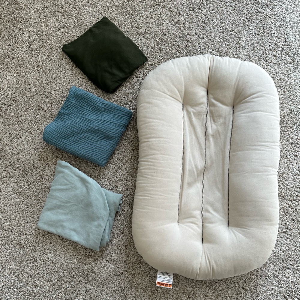 Organic SnuggleMe Baby Lounger